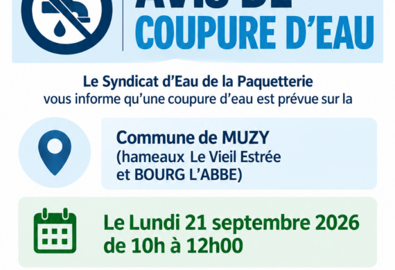 Coupure d’eau – Muzy