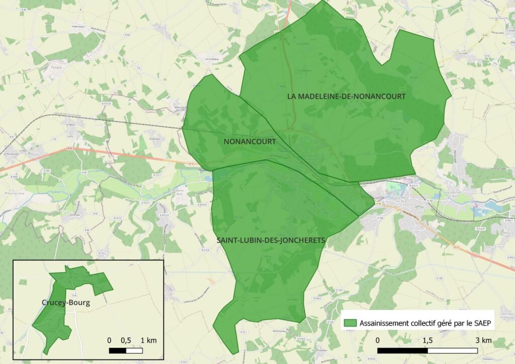 Carte assainissement site internet