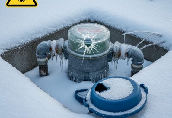 ❄️ ALERTE GEL : Protégez votre compteur d’eau !